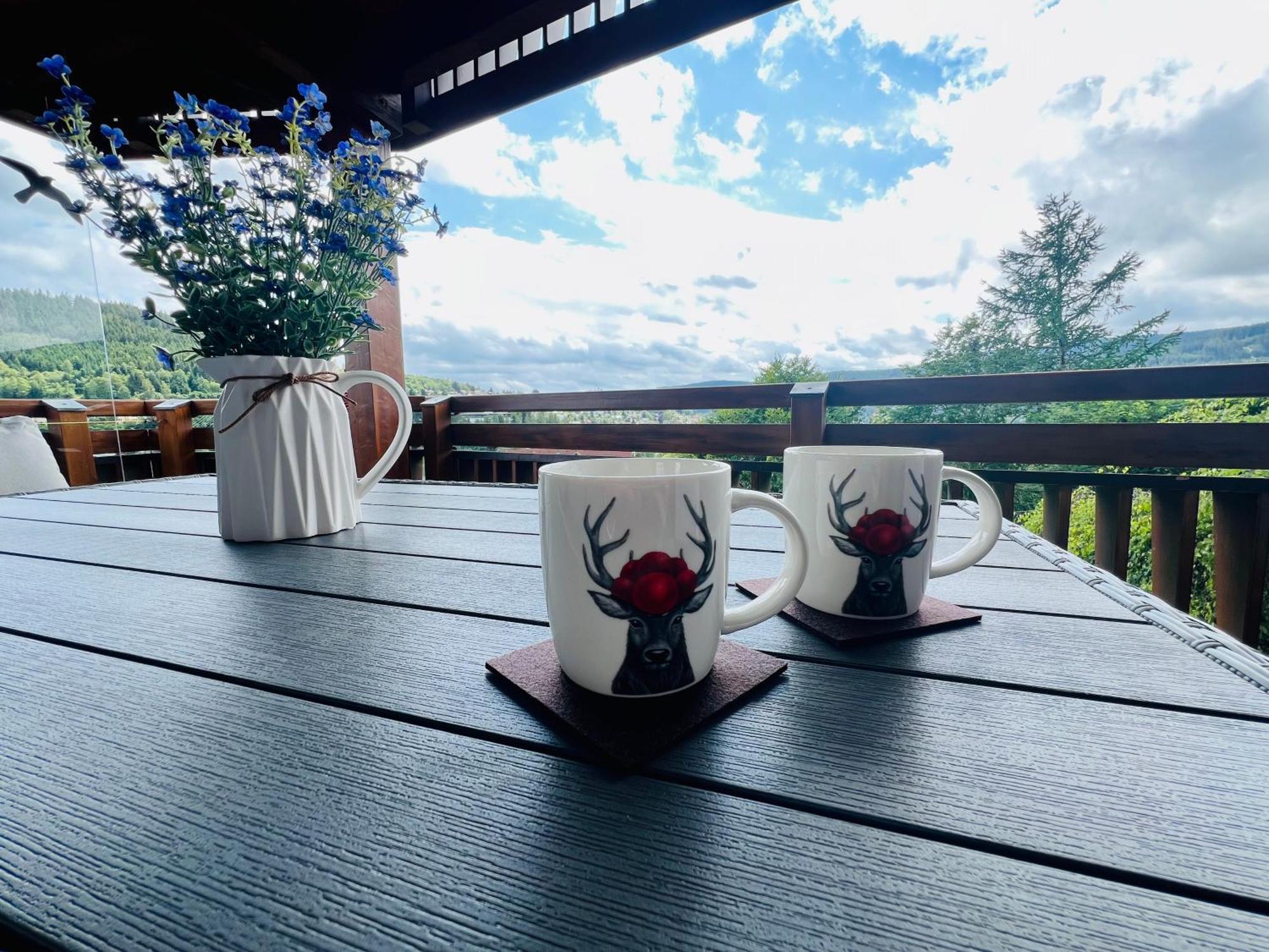 Panoramablick Mit Privatparkplatz, 2 Balkone Und 1,5 Baeder Apartman Titisee-Neustadt Kültér fotó